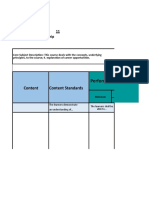 Content Content Standards: Grade: 11 Applied Entrepreneurship