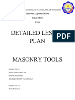 Masonry Tools Lesson Plan Final