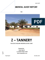 Environmental Audit Report For Z Tannery