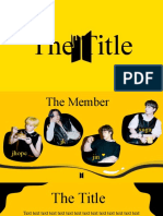 BTS Member Profiles - The Title
