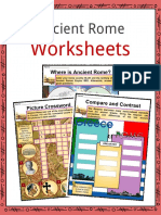 Worksheets: Ancient Rome