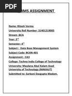 DBMS ASSIGNMENT For PRACTICE