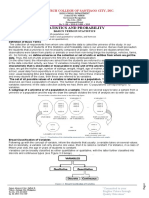 Statistics and Probability: Sistech College of Santiago City, Inc