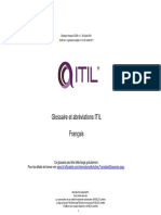 ITIL 2011 French Glossary v1.1