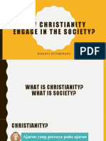 How Christianity Engage in The Society