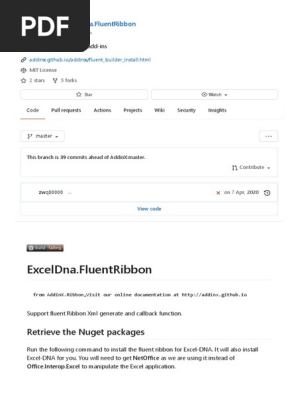ExcelDna.FluentRibbon_ Fluent ribbon builder for add-ins