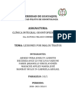 Lesiones Por Malos Tratos - Grupo 1