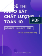 Sách 142 de Thi Khao Sat Chat Luong Toan 10 Nam 2017 2018 2019 2020 Co Dap An Va Giai Chi Tiet