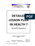 Detailed Lesson Plan in Health 7: (Fourth Quarter)