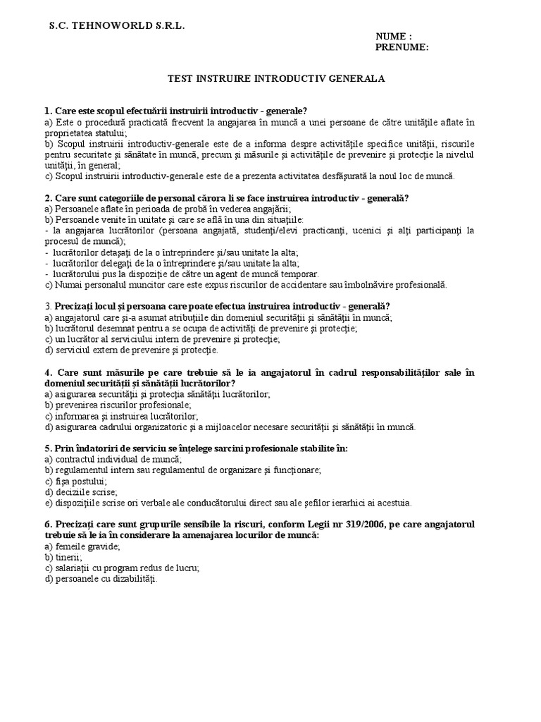 1.test Inst Intr Gen | PDF
