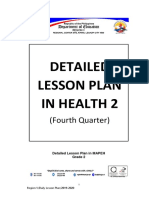 Detailed Lesson Plan in Health 2: (Fourth Quarter)