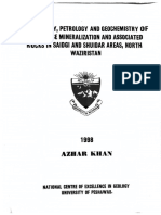 1998 Minerology Petrology and Geochemistry of Chromite Associated With Shuider Rock Waziristan Ophiolite Comlex by Azhar Khan