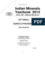 Indian Minerals Yearbook 2013: (Part-III: Mineral Reviews)