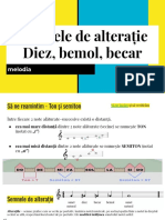 Cls. A 6a - Semnele de Alterație Diez, Bemol, Becar