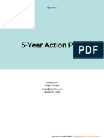 5 Year Action Plan Template