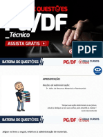 Bateria de Questões PGDF - Bruno Eduardo
