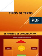 Tipos de Textos 6°2021 Junio