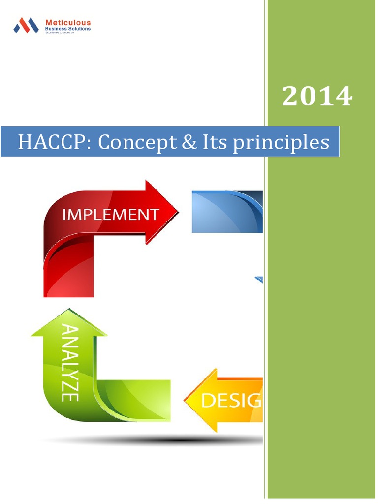 HACCP: Concept & Its Principles | PDF | Hazard Analysis And Critical ...