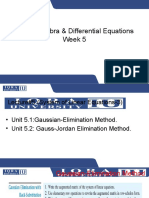 Lecture#5 LADE (System of Linear Equations-3)