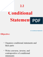 2 - 2 Conditional Statements