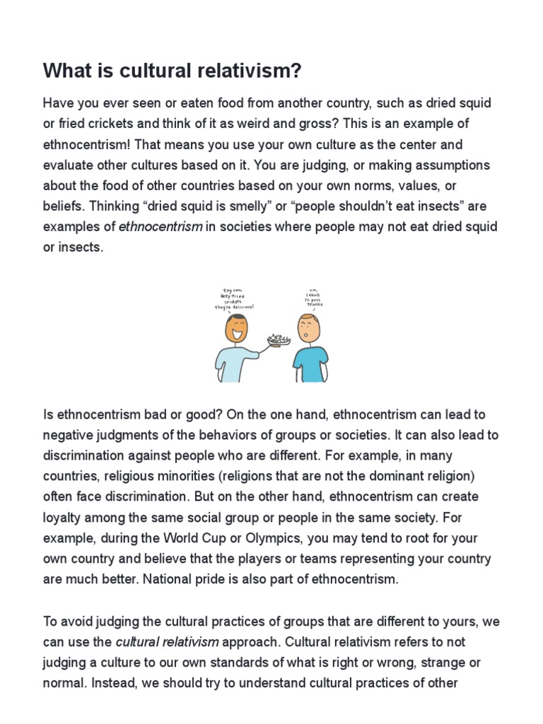 Understanding Cultural Relativism | PDF | Psychological Concepts | Science