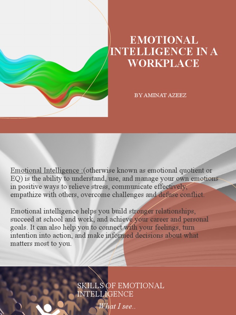 Enhancing Workplace Emotional Intelligence | PDF | Empathy | Emotional ...