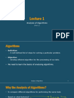 Lec - 1 - Analysis of Algorithms (Part 1)