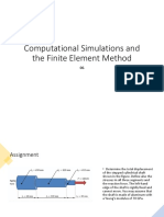 06 Computational Simulations and The Finite Element Method Displacement Assignment