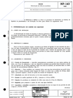 Solos Determinação Dos Limites de Consistência NP 143 1969