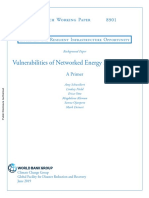Vulnerabilities of Networked Energy Infrastructure: Policy Research Working Paper 8901