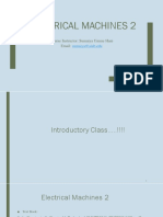 Electrical Machines 2: Course Instructor: Sumaiya Umme Hani Email