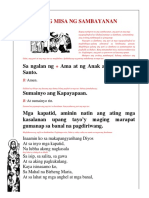 Dakilang Kapistahan Ni San Antonio NG Padua - para Sa Pari at Lector