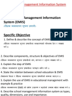 EMIS - शैक्षिक व्यस्थापन सूचना प्रणाली - M Ed Second Semester notes
