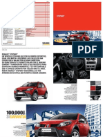 Renault Sandero Stepway Katalog Meksyk 