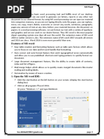 Microsoft Word 2007 Comprehensive Guide | PDF | Hyperlink | Microsoft Word