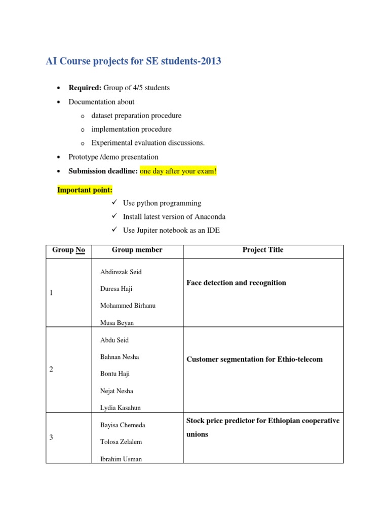 AI-project Software Engineering | PDF