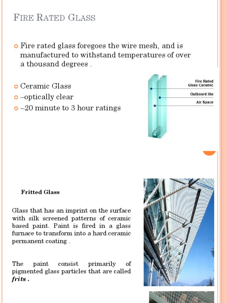 Fire Rated Glass and Glazing Solutions | PDF | Glasses | Building