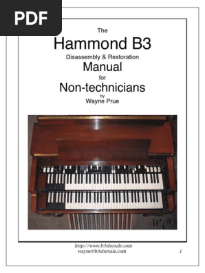 B3 portable organ hammond organ parts 1968 B3 Organ - Vintage Hammond Organ VST