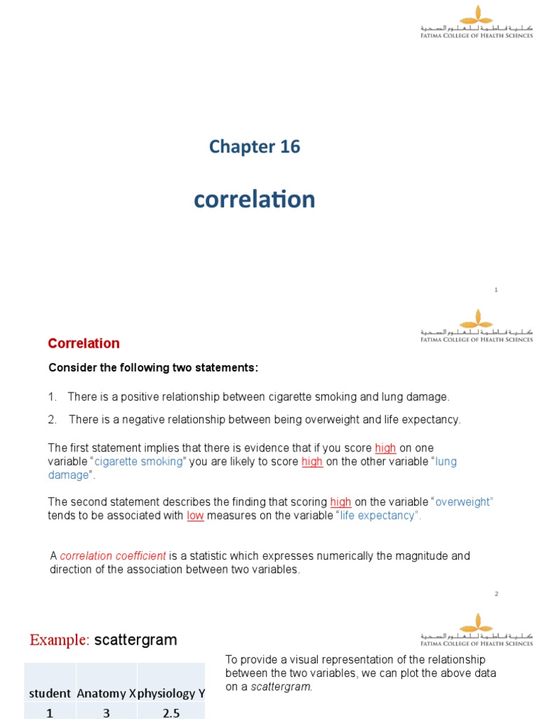 Correlation Concepts and Calculations | PDF | Correlation And ...