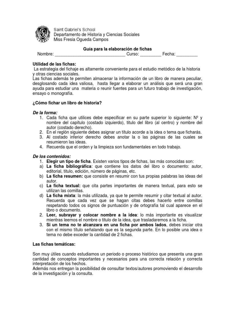 Proceso de elaboración de ficha de datos