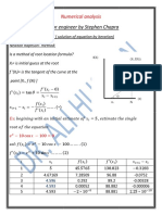 Numerical Analysis For Engineer - 1