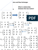 U V W U V U V W: 1.5 Triangular Factors and Row Exchanges