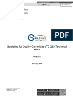 Guideline For Quality Committee (TC QS) Technical Work