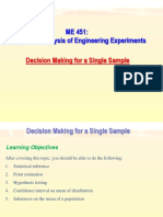 4-Decision Making For Single Sample