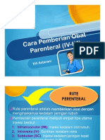 Materi Cara Pemberian Obat IV Dan IM