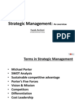 Strategic Management:: Yusak Anshori