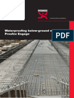 Waterproofing Below-Ground With Proofex Engage: Constructive Solutions