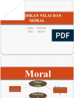 Pendidikan Nilai Dan Moral