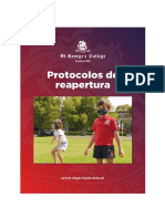 Protocolo de Reapertura (Reopening Protocols)