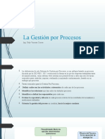 La Gestión por Procesos